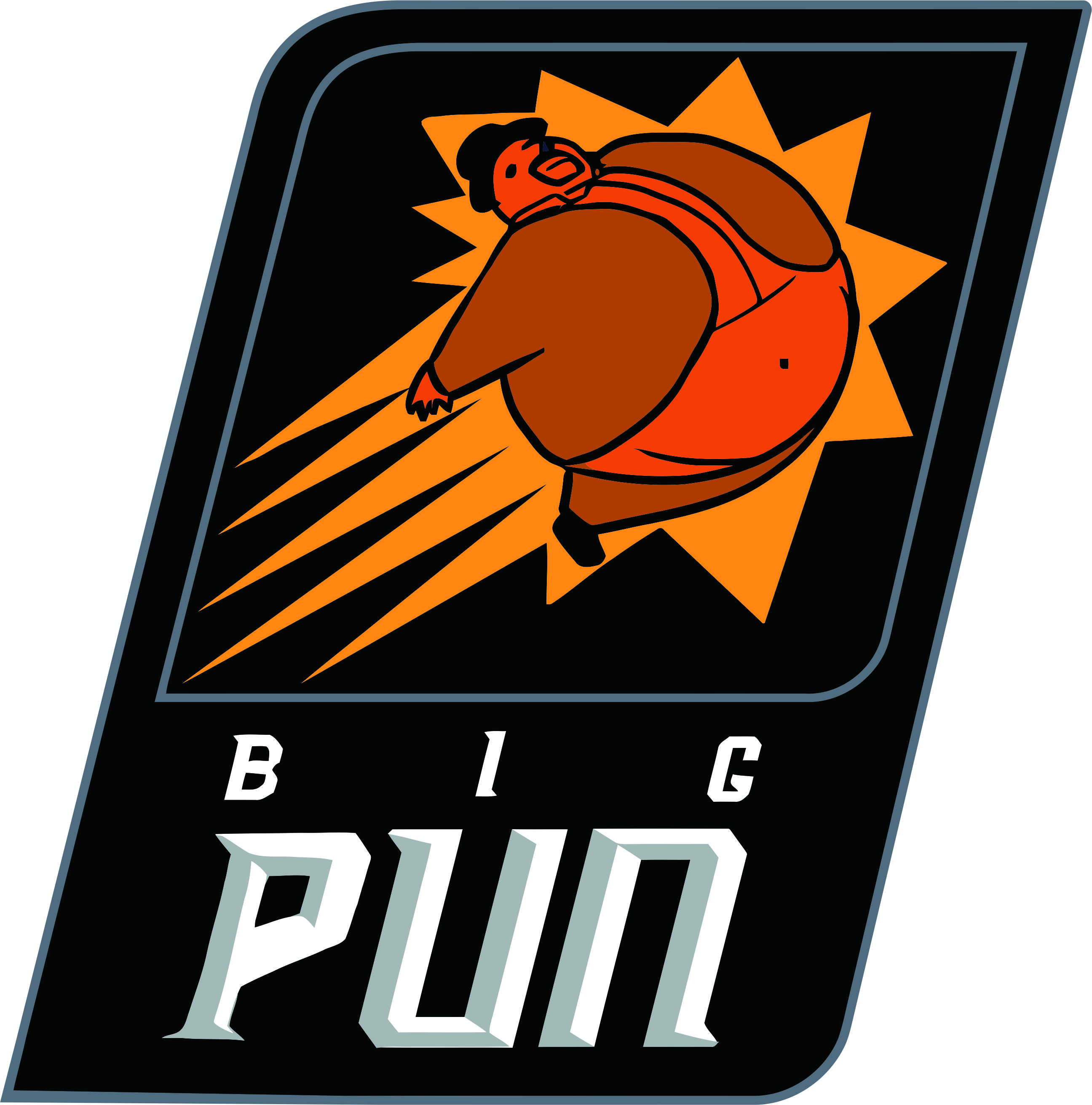 Phoenix Suns Big Pun Logo DIY iron on transfer (heat transfer)